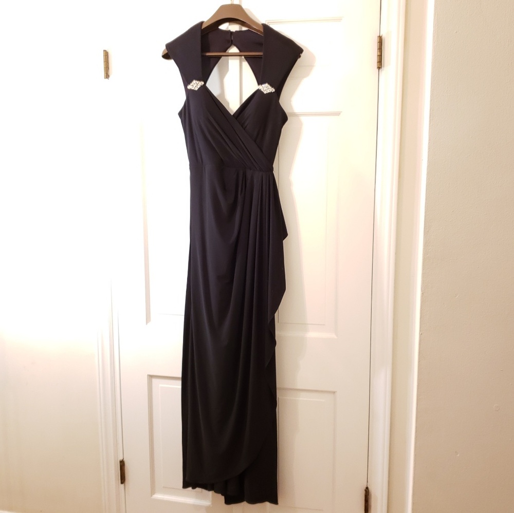 Black Xscape Full Length Gown